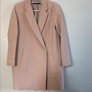 Zara Pink Coat US Small